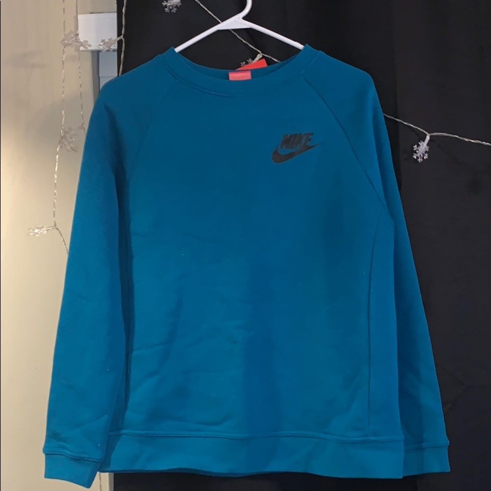 Blue (teal) Nike Crewneck